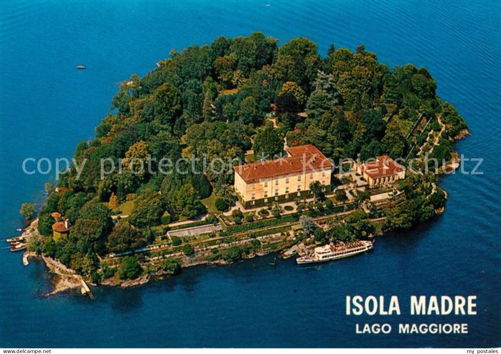 Isola Madre Lago Maggiore Lago Maggiore Fliegeraufnahme