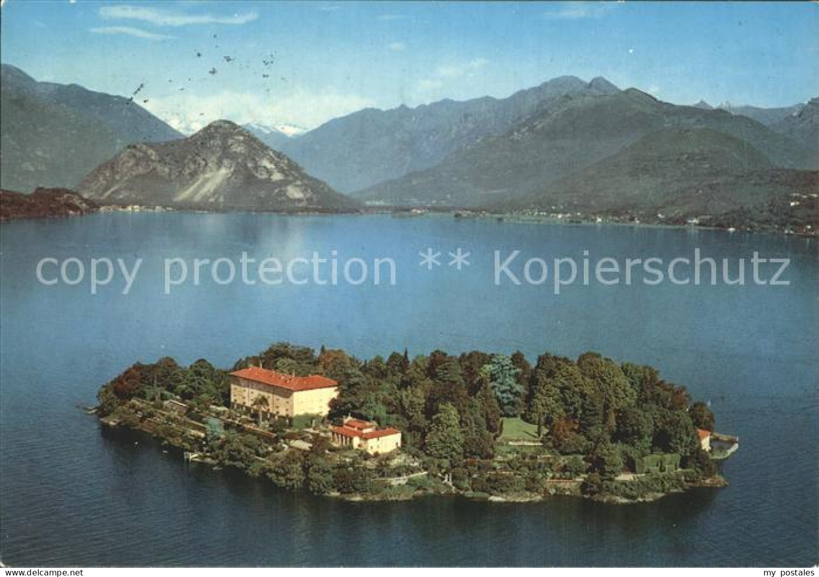 Isola Madre Lago Maggiore Lago Maggiore Fliegeraufnahme