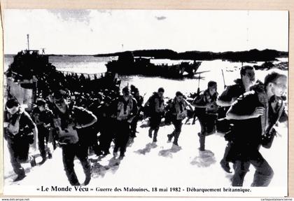 19929 /  FALKLANDS WAR 18 Mai 1982 Débarquement britannique Guerre des MALOUINES Falkland- MONDE VECU série F