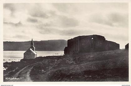 FØROYAR Faroe Islands - KIRKJUBØUR - Publ. Jacobsens Bokahandil