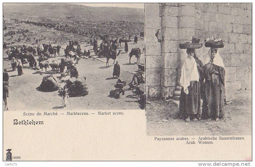 Israël - Bethlehem - Marché - Paysannes Arabes