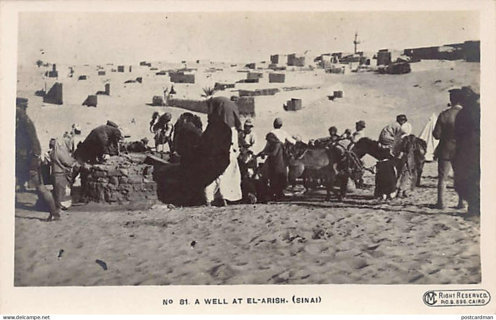 Israel - EL ARISH - A well - REAL PHOOT - Publ. CM 81