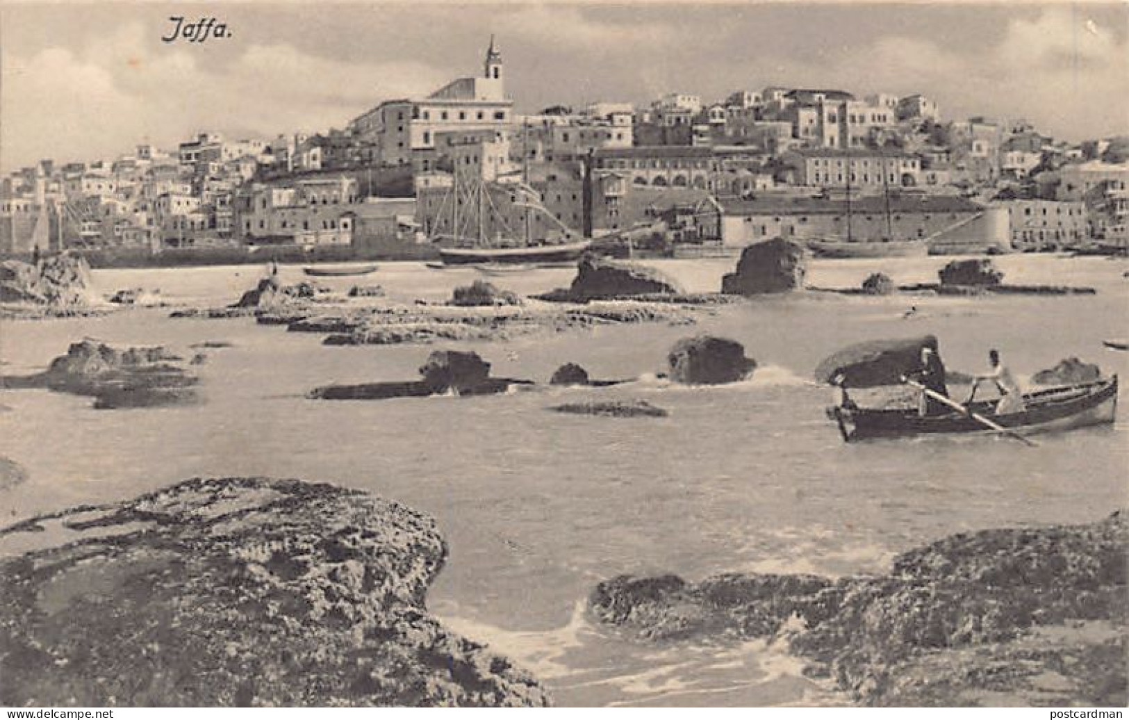 Israel - JAFFA - General view from the sea - Publ. Wanderer Serie Palestina 2