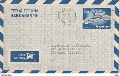 AEROGRAMMA ISRAELE 1955 (XP5344