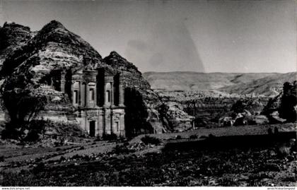 CPA Petra Jordanien, Ruinenstätte, Ed-Deir, Frontansicht