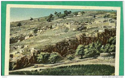 JERUSALEM THE HINNOM VALLEY THE BLOOD FIELD