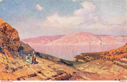 Totes Meer Dead Sea Israel Kuenstlerkarte