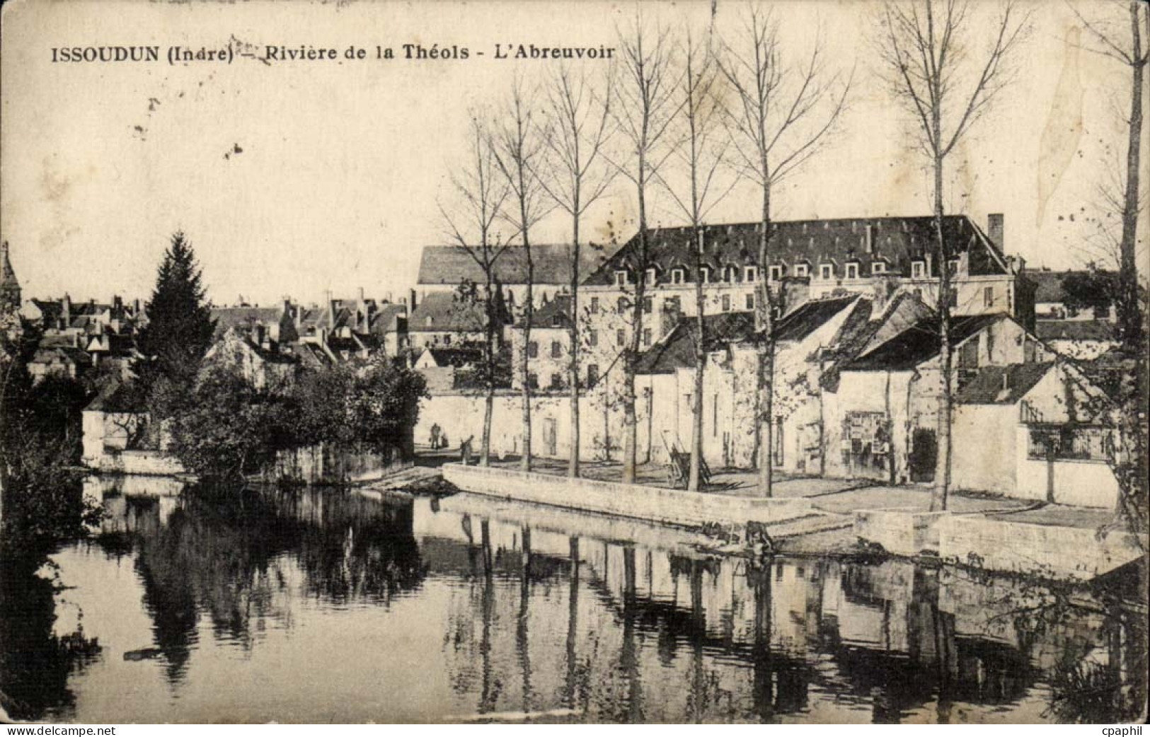 Issoudun CPA Riviere de la Theois l'abreuvoir