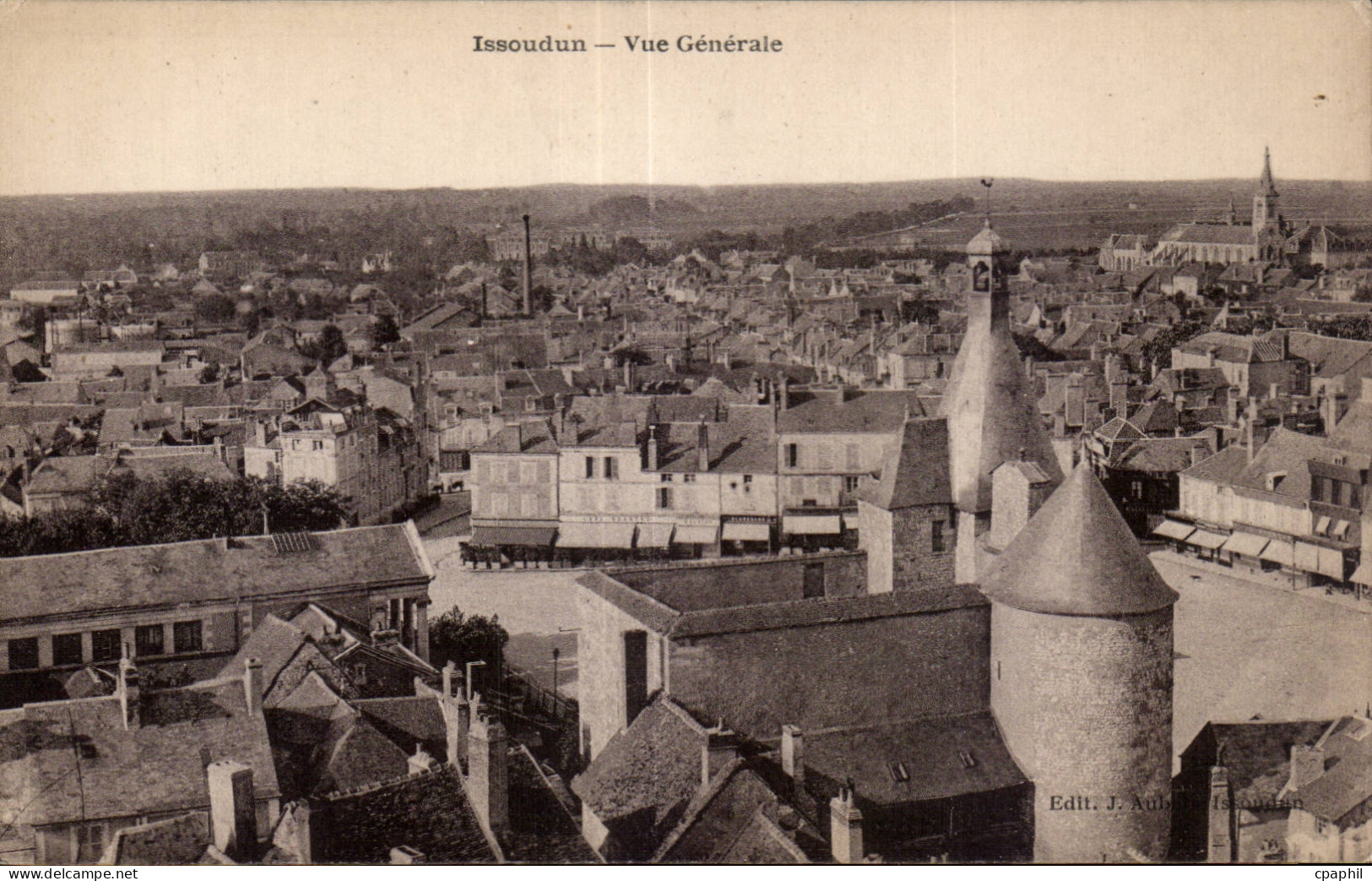 Issoudun - Vue Generale - CPA