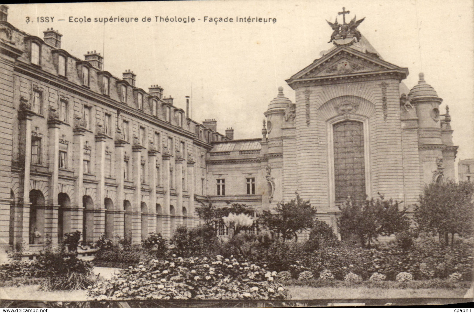 Issy les Moulineaux CPA Ecole superieure de Theologie Facade interieure
