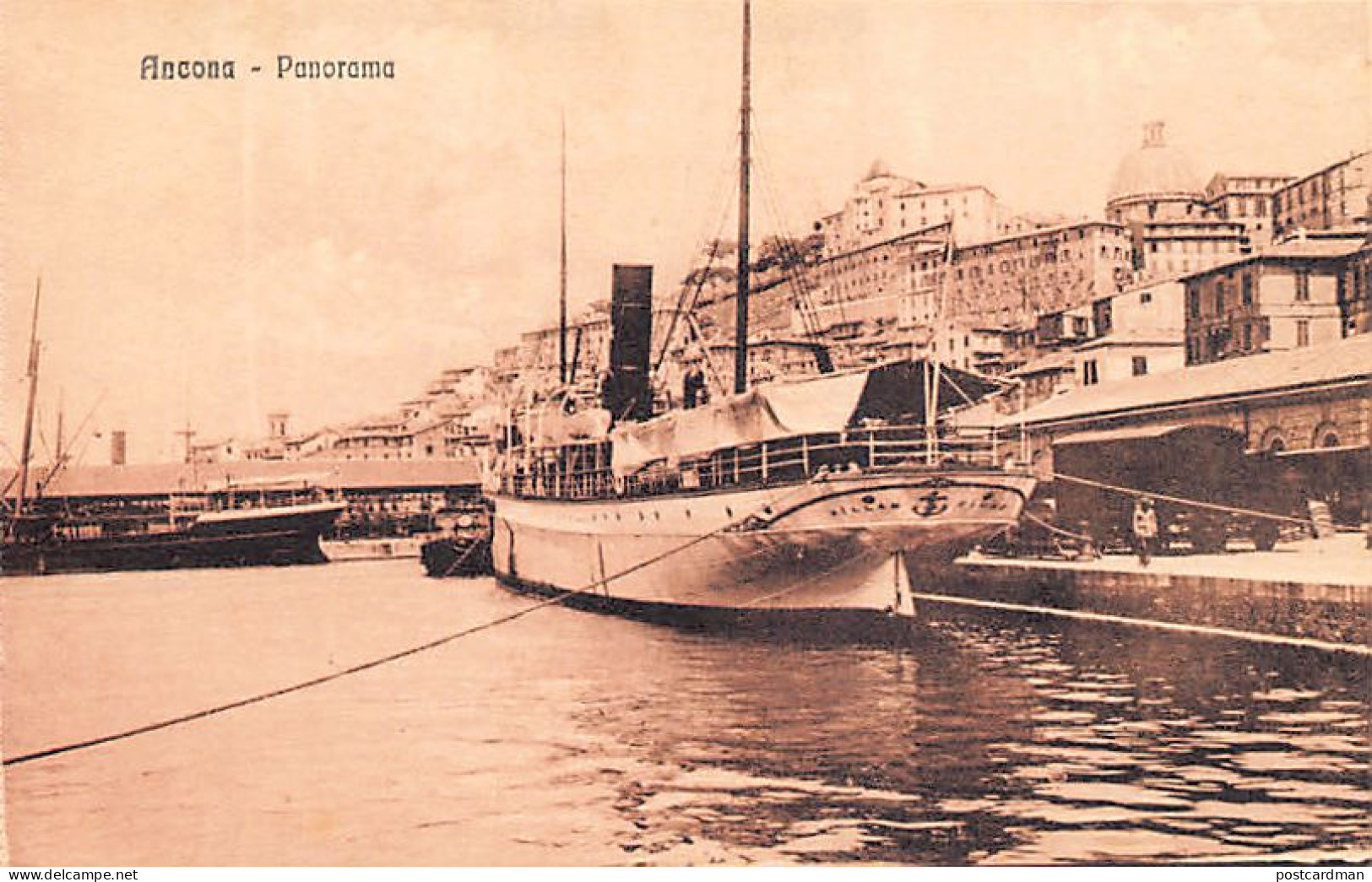 Italia - ANCONA - Piroscafo Villam (Fiume)