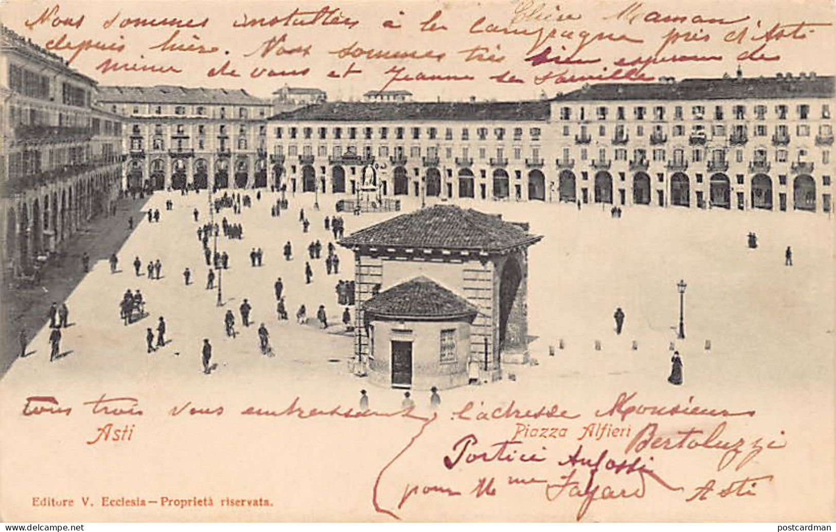 Italia - ASTI - Piazza Alfieri