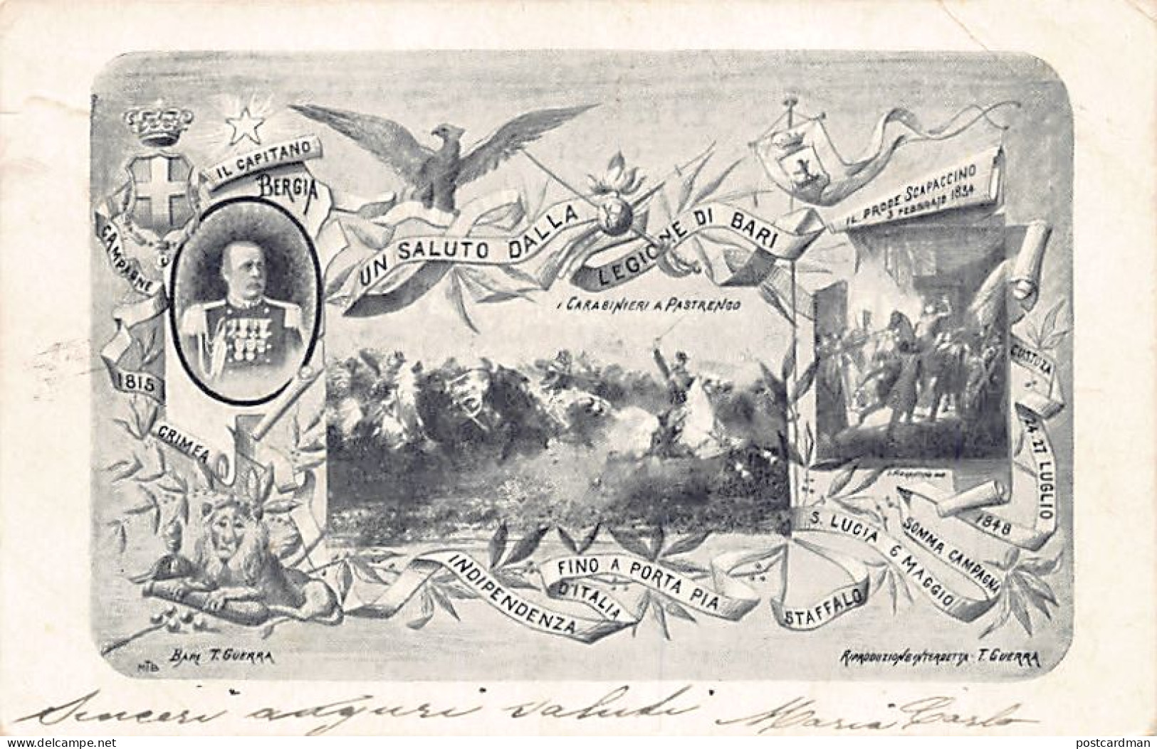 Italia - BARI - Un Saluto dalla Legione di Bari