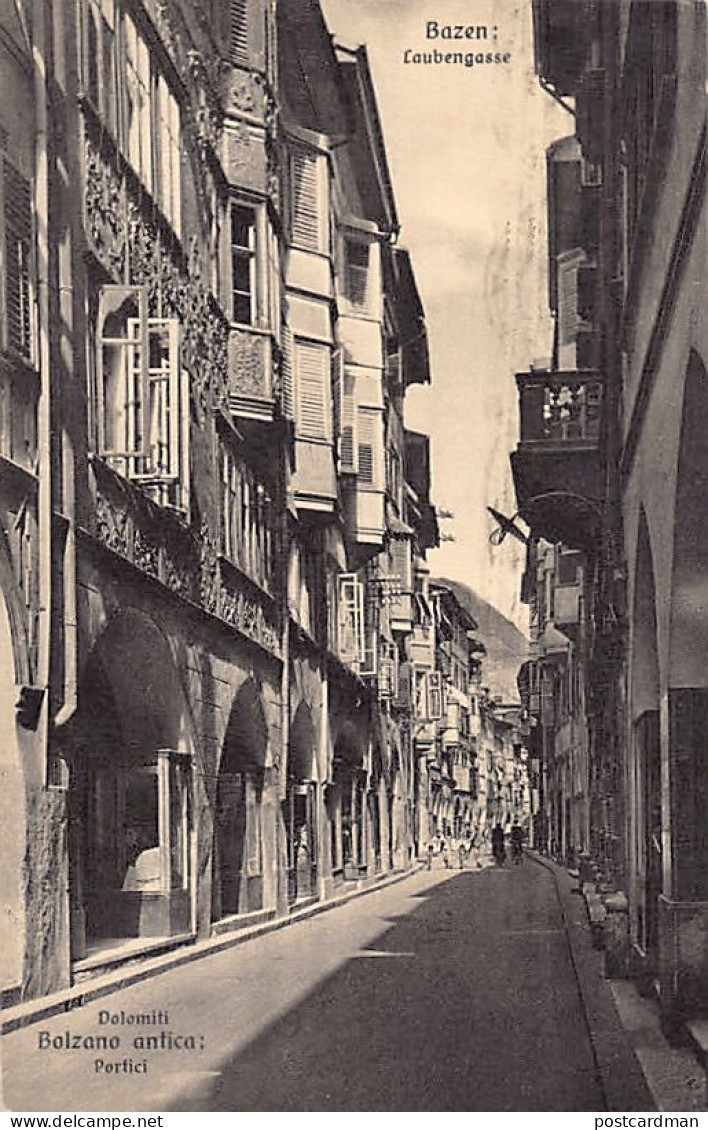 Italia - BOLZANO Bozen - Laubengasse