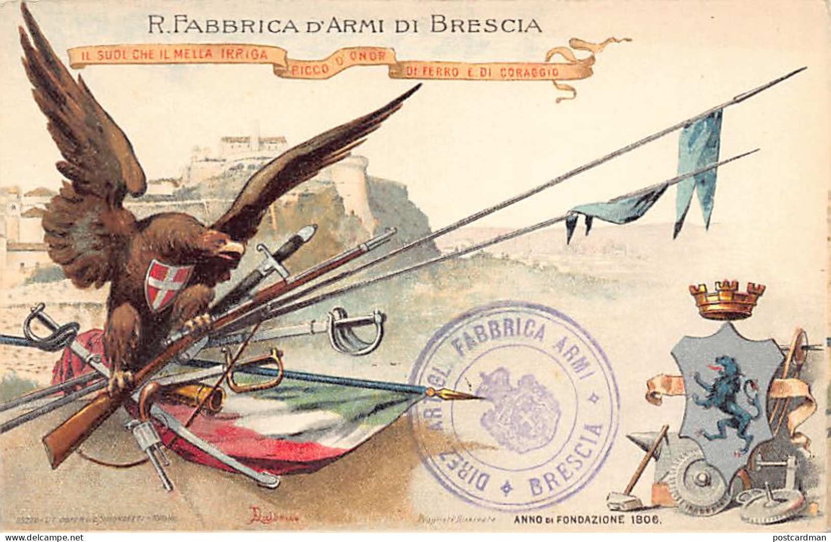 Italia - BRESCIA - R. Fabbrica d'Armi di Brescia