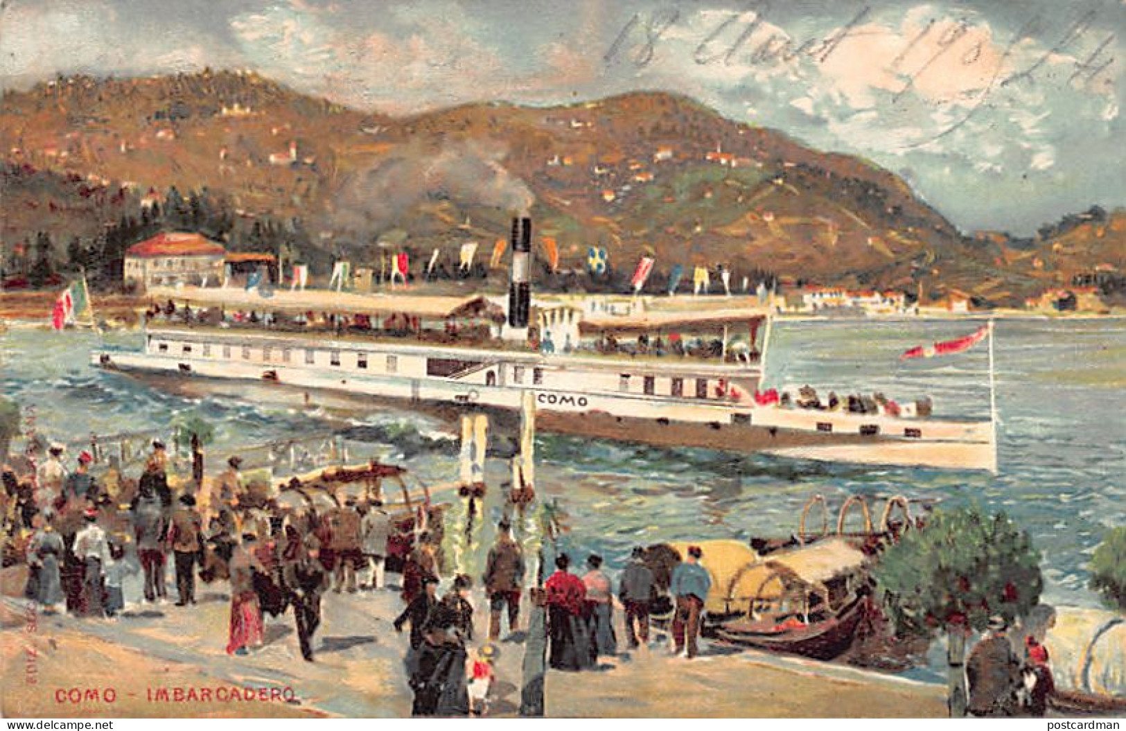 Italia - COMO - Piroscafo Como - Imbarcadero
