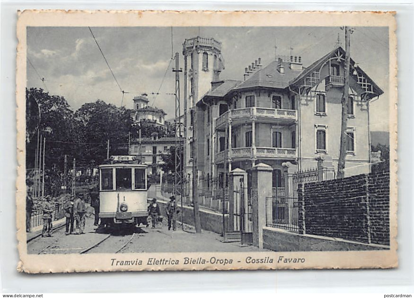 Italia - COSSILA FAVARO (Biella) Tramvia Elettrica Biella-Oropa