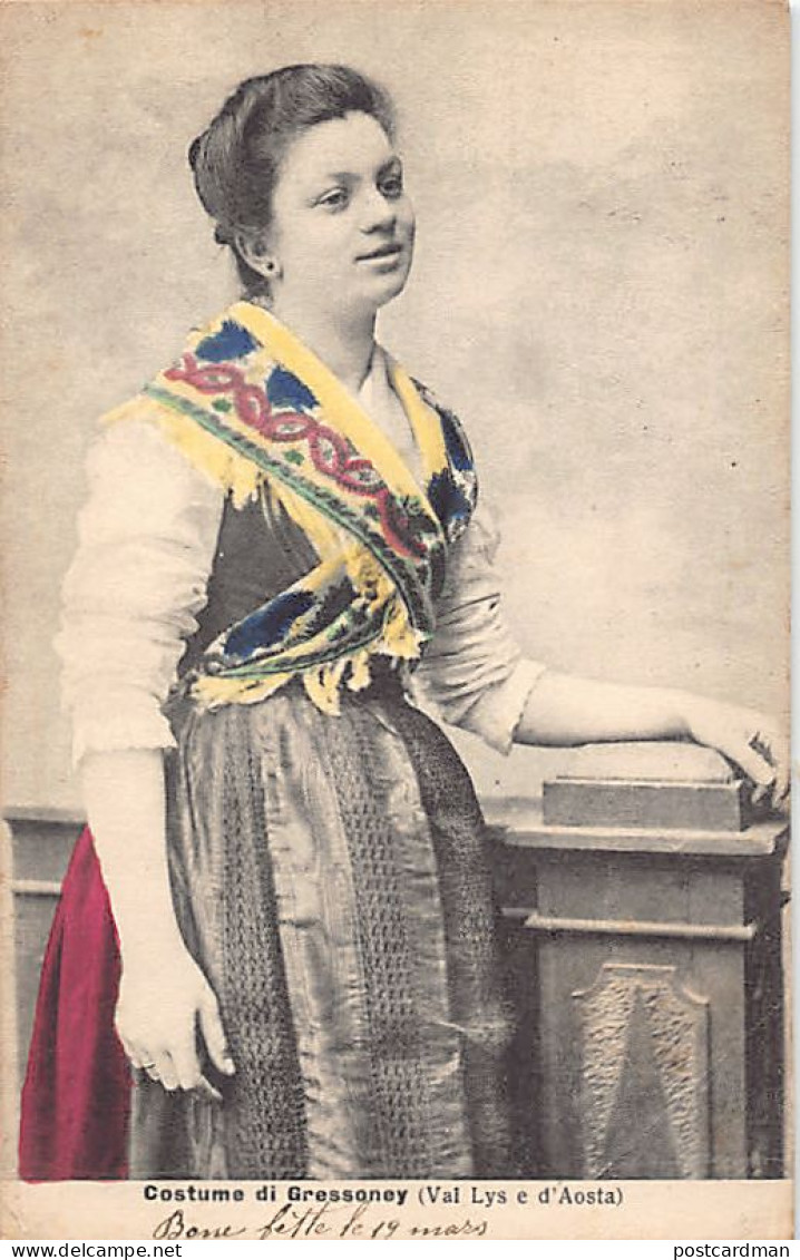 Italia - Costume di Gressoney - Val Lys e d'Aosta