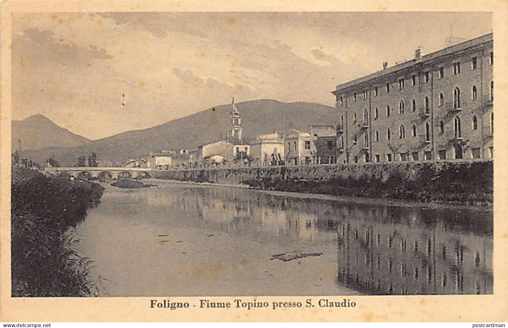 Italia - FOLIGNO - Fiume Topino presso S. Claudio
