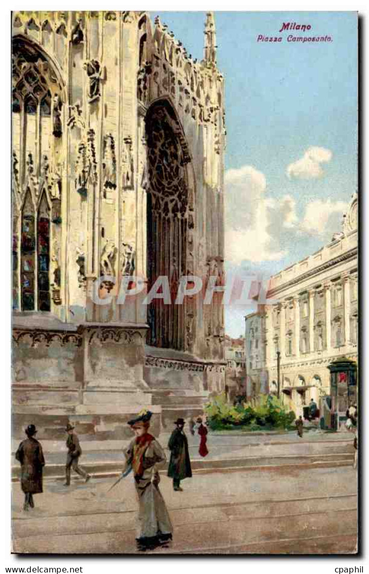 Italia - Italie - Italie - Milan - Milano - Piazza Composanto - CPA