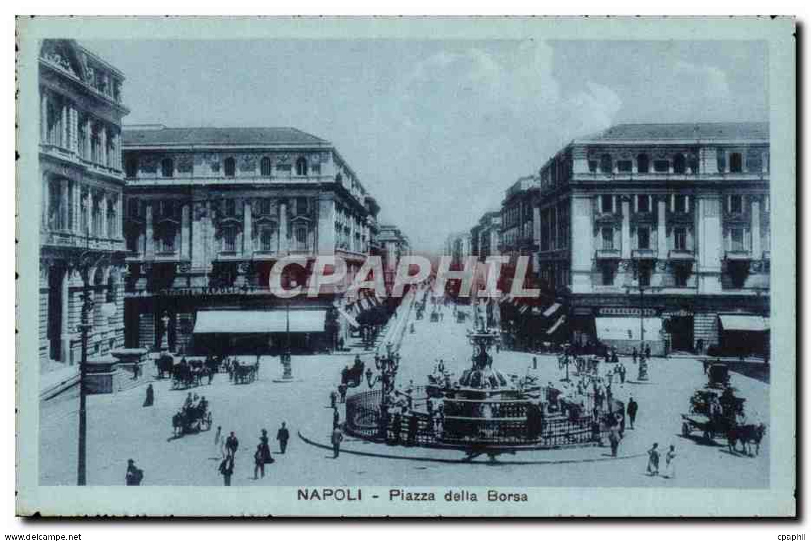 Italia - Italie - Italie - Napoli - Naples - Piazza della Borsa - CPA