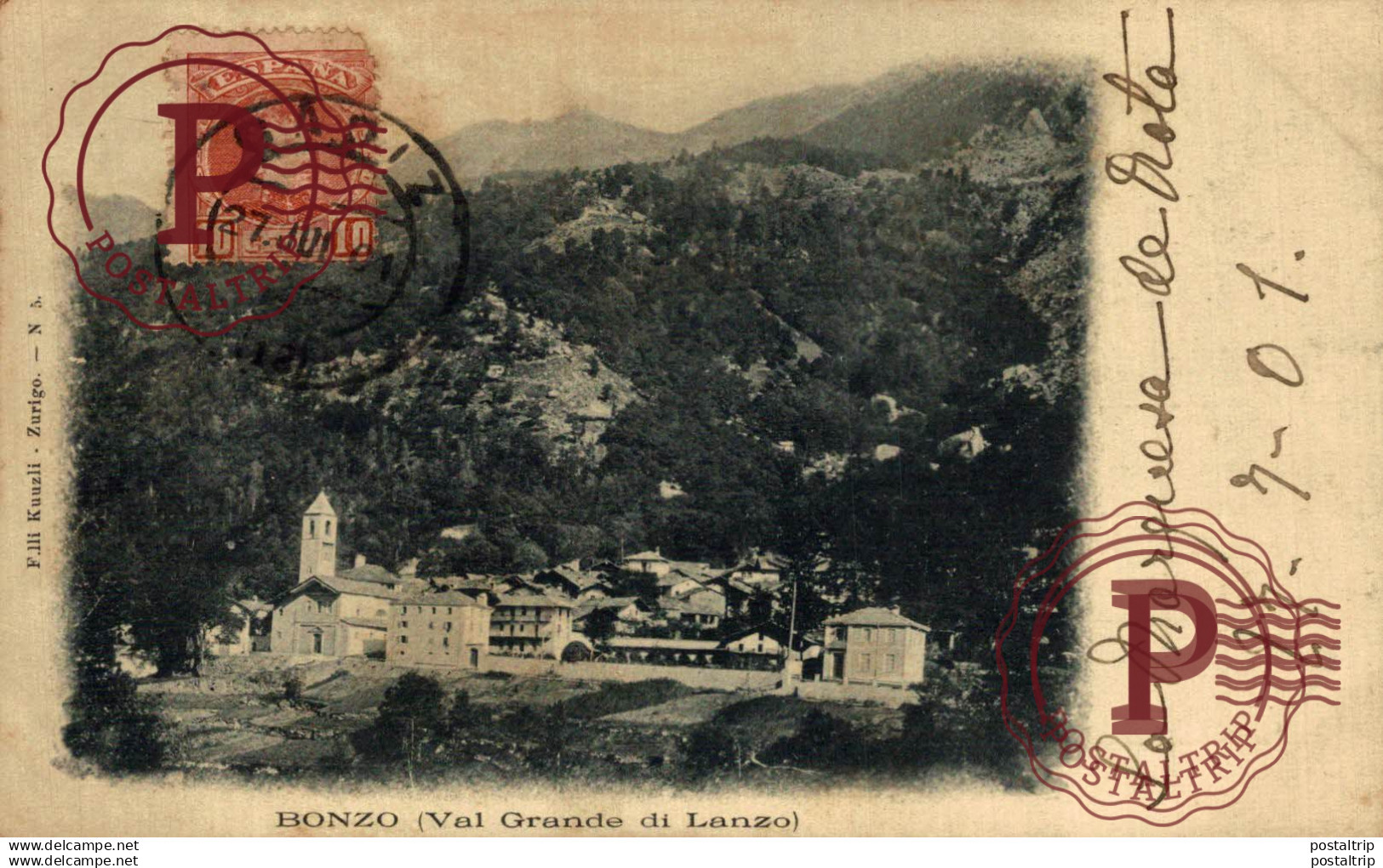 ITALIA. ITALIE, ITALY. BONZO - VAL GRANDE DI LANZO