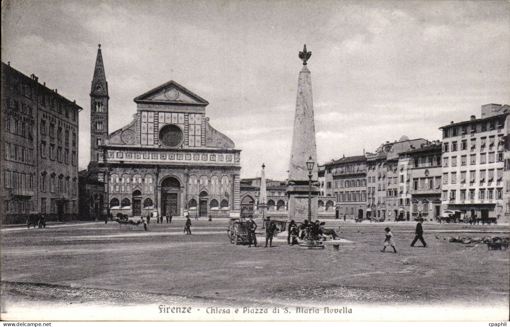 Italia - Italie - Italy - Florence - Firenze - Chiesa e Piazza - CPA