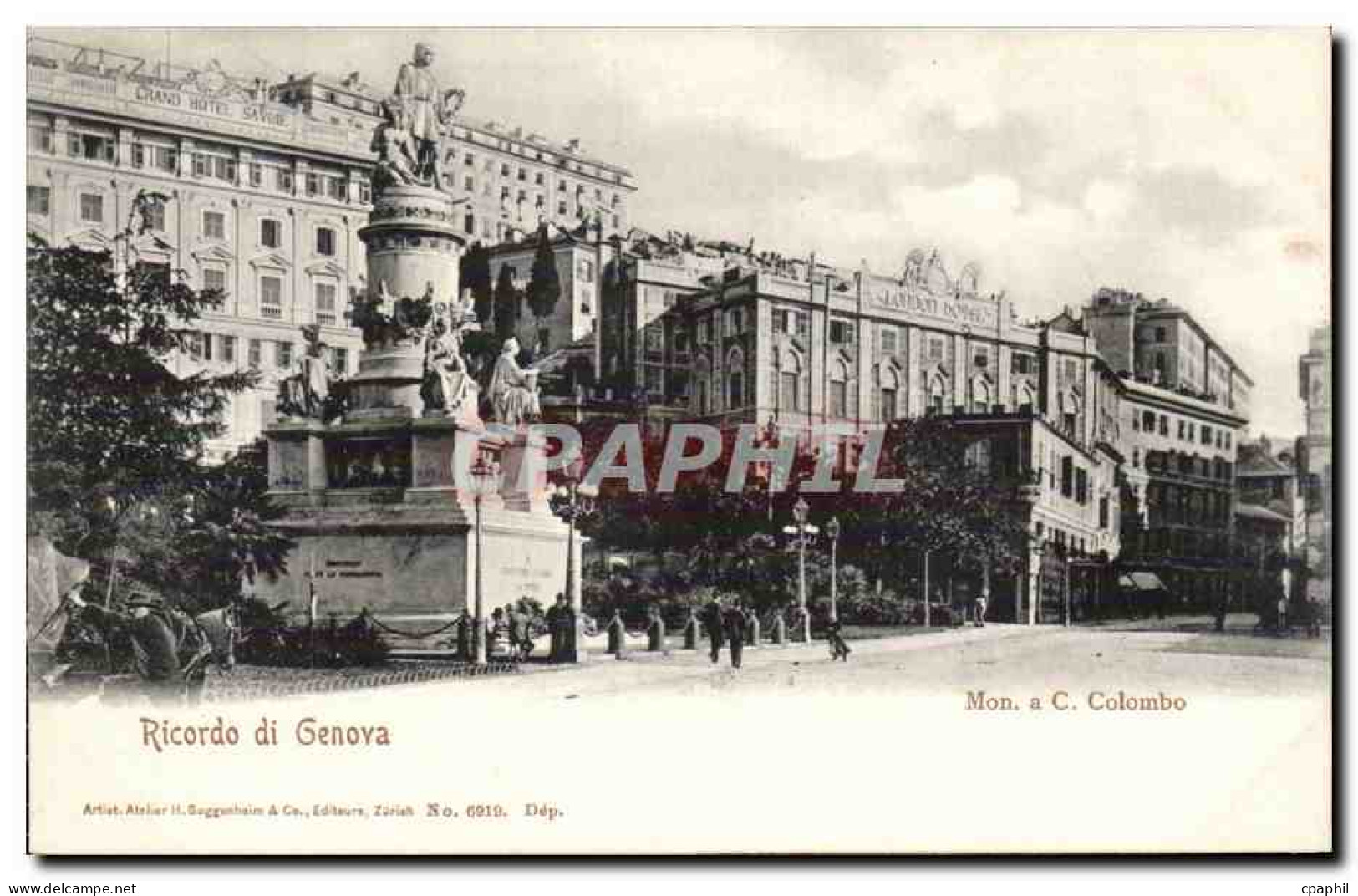 Italia - Italie - Italy - Genova - Genoa - Ricordo - CPA