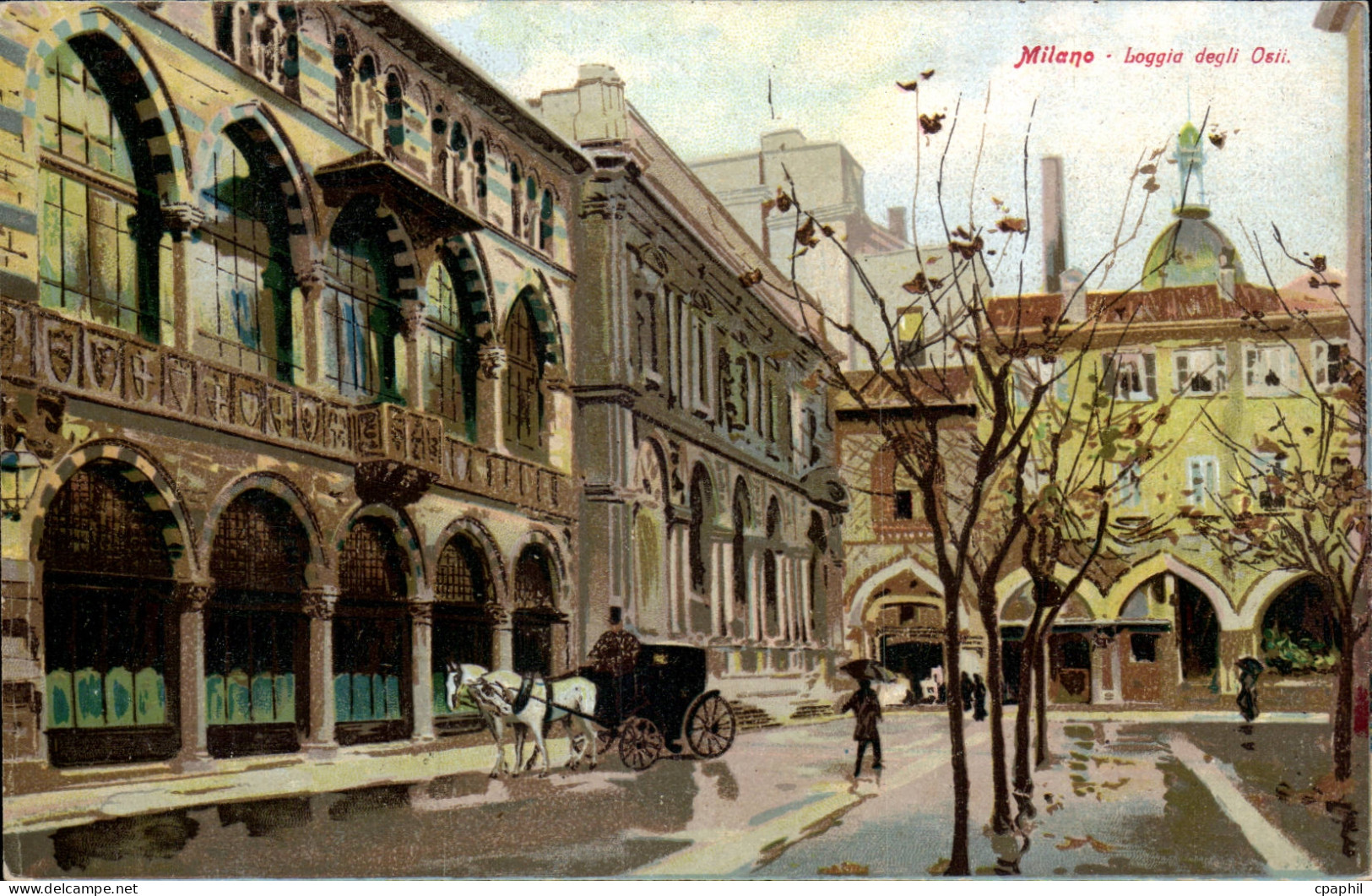 Italia - Italie - Italy - Milano - Milan - Loggia - CPA