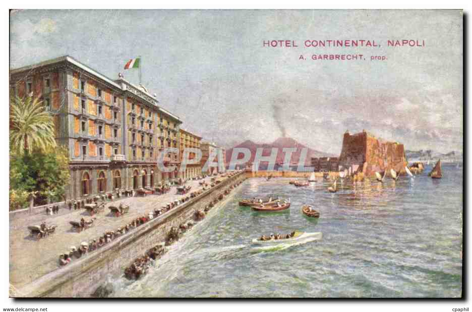 Italia - Italie - Italy - Naples - Napoli - Hotel Continental - CPA