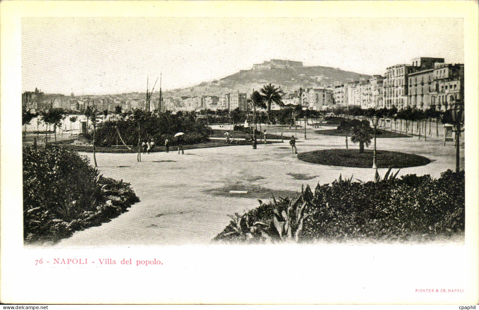 Italia - Italie - Italy - Naples - Napoli - Villa del popolo - CPA