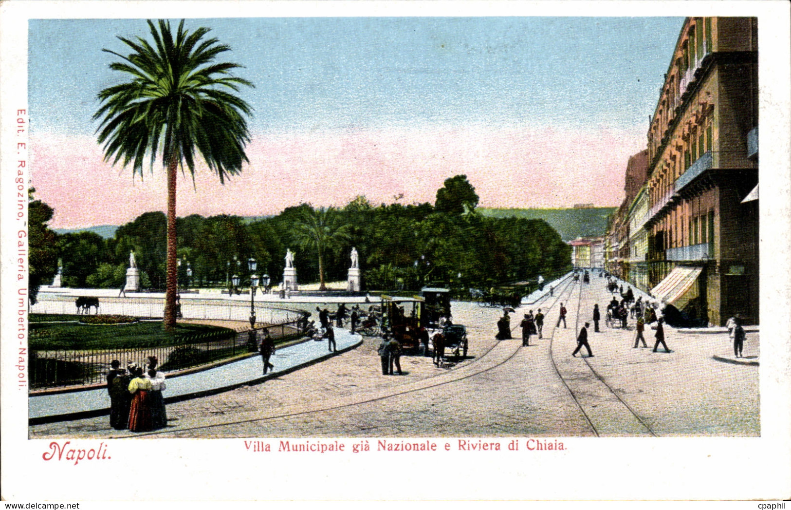 Italia - Italie - Italy - Naples - Napoli - Villa Municipale - CPA