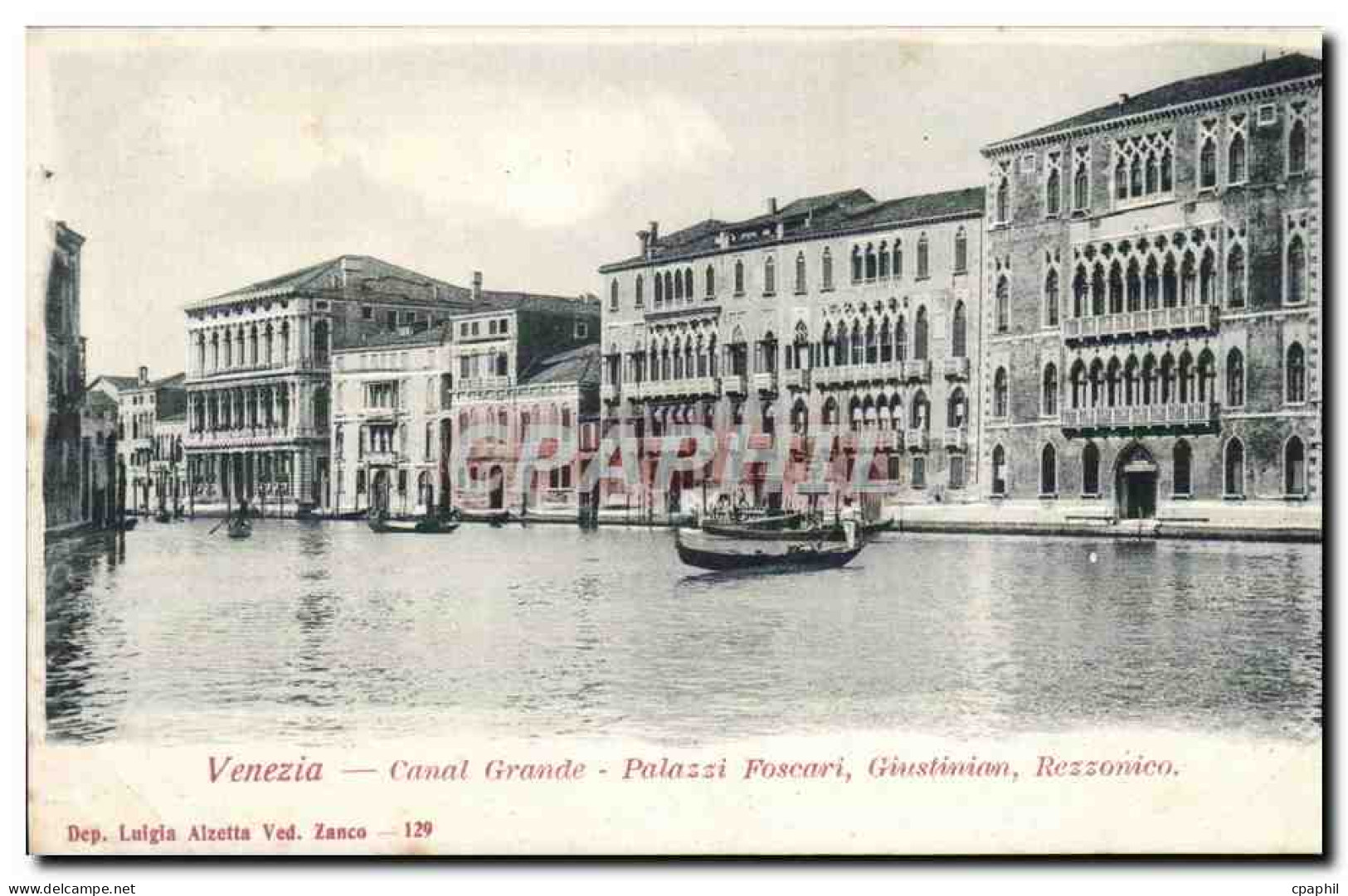 Italia - Italie - Italy - Venice - Venezia - Canal Grande - CPA
