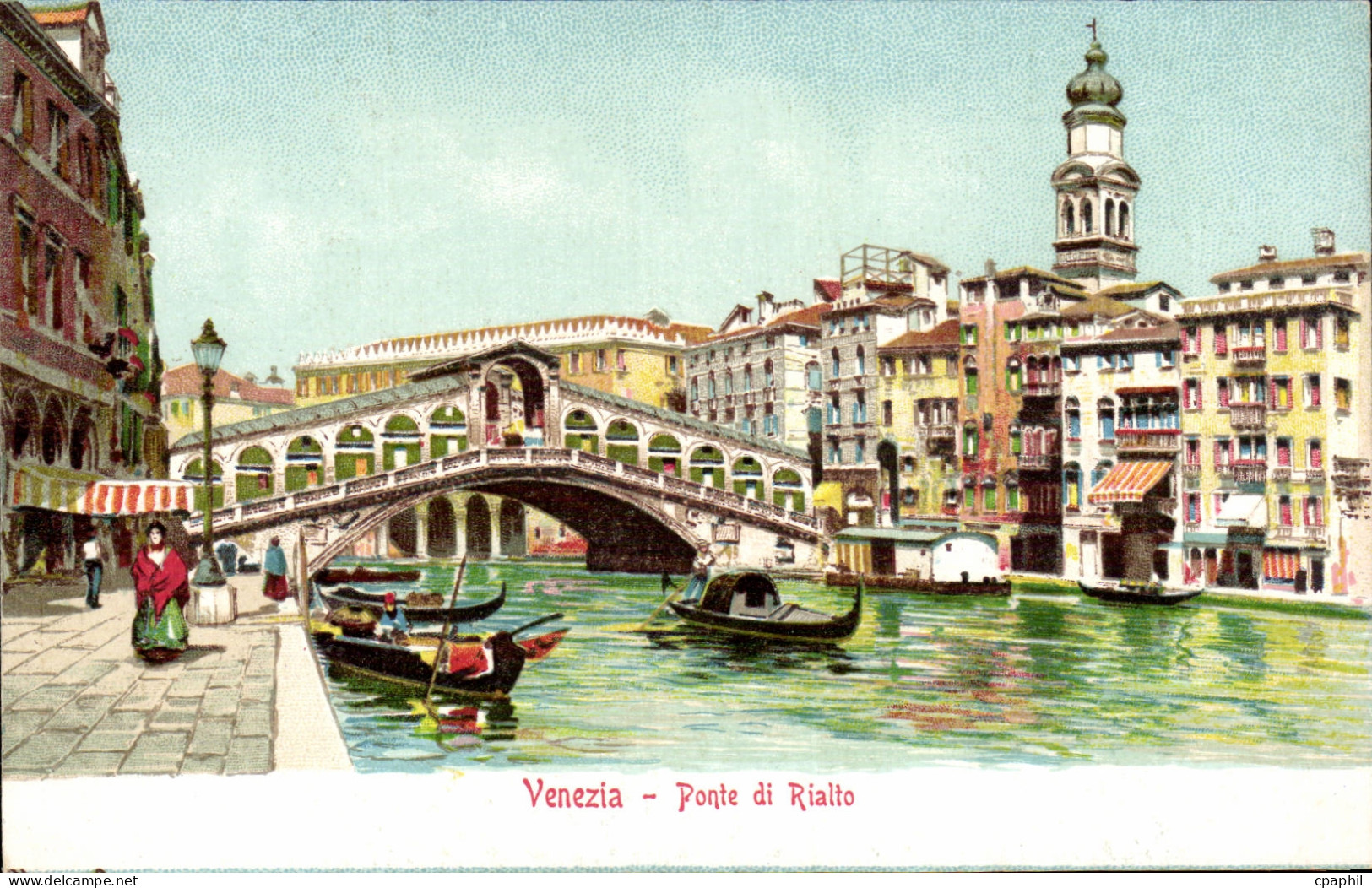 Italia - Italie - Italy - Venice - Venezia - Ponte di Rialto - CPA