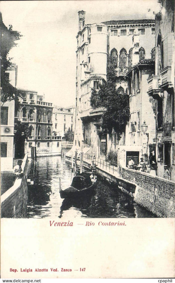 Italia - Italie - Italy - Venice - Venezia - Rio Contarini - CPA