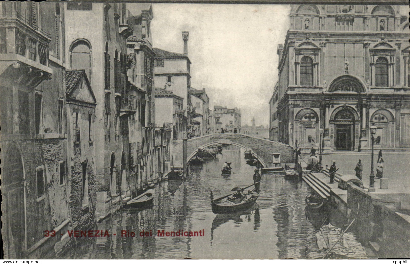 Italia - Italie - Italy - Venice - Venezia - Rio del Mendicanti - CPA