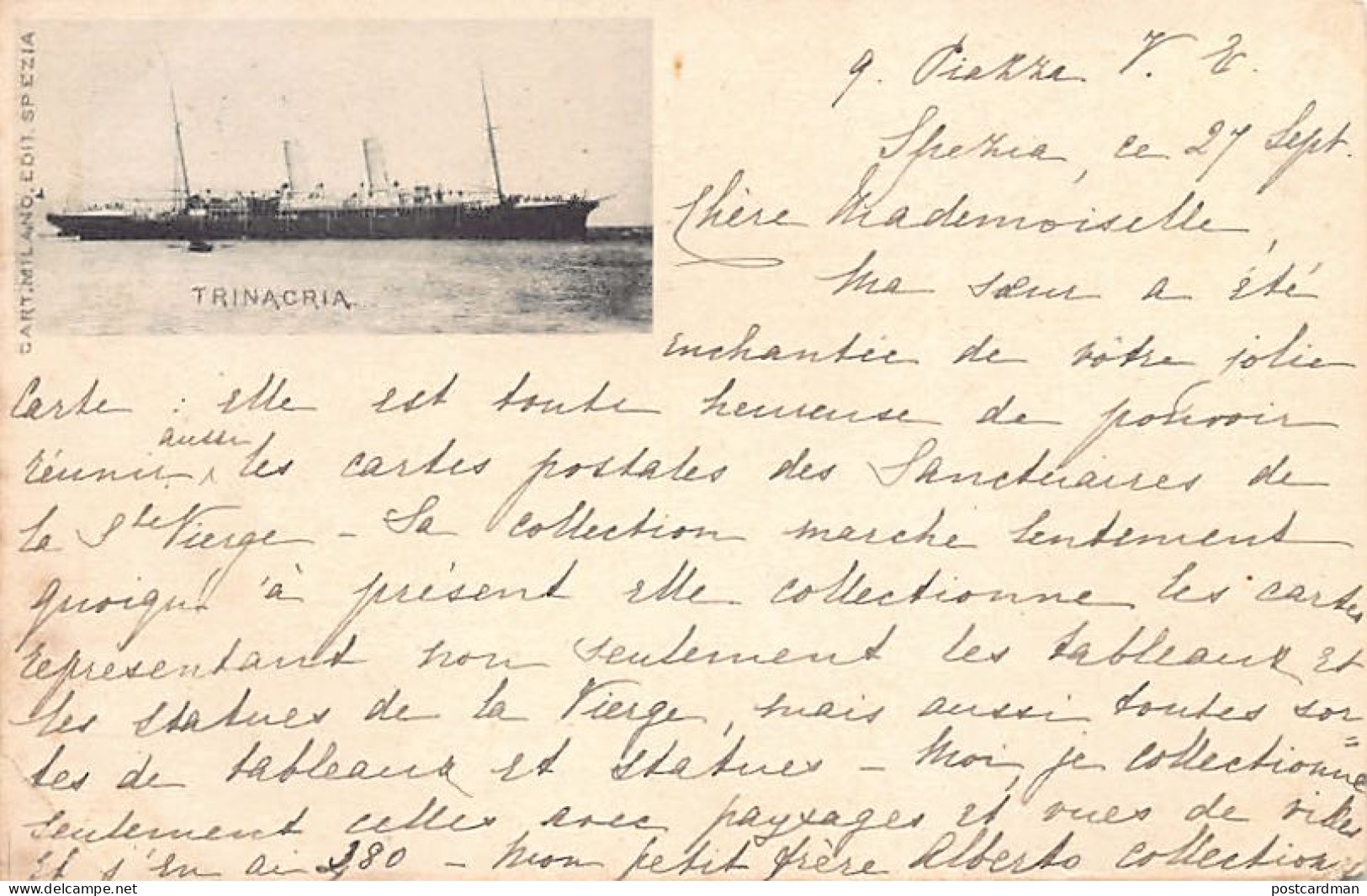 Italia - LA SPEZIA - Piroscafo Trinacria