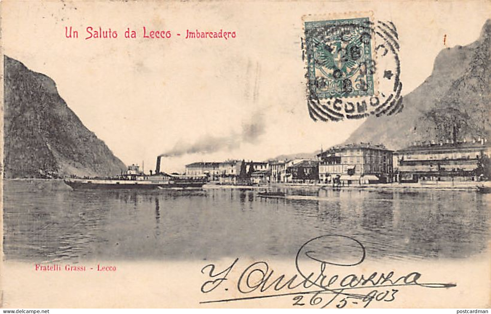 Italia - LECCO - Piroscafo Italia - Imbarcadero