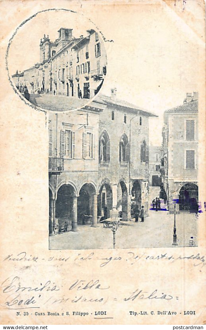 Italia - LODI - Casa Bosia e S. Filippo