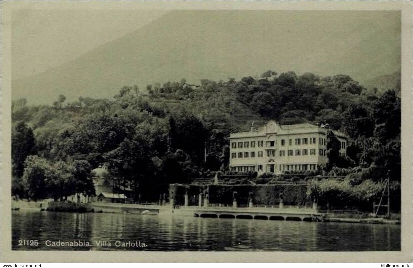ITALIA - LOMBARDIA -  carte photo - LAGO DI COMO E BELLAGIO - CANEDABBIA < VILLA CARLOTA