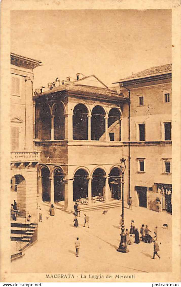 Italia - MACERATA - La Loggia dei Mercanti
