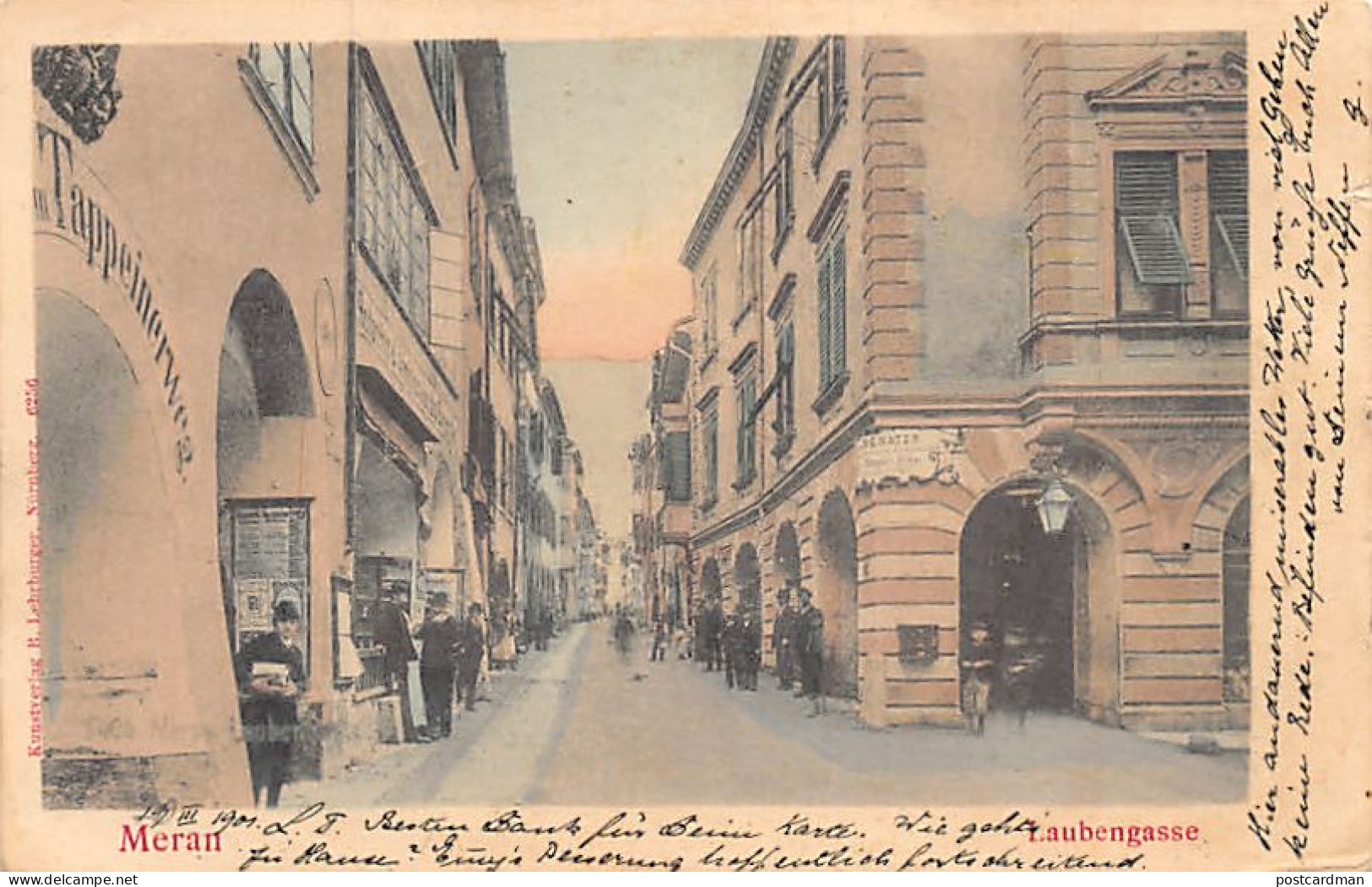 Italia - MERANO Meran - Laubengasse