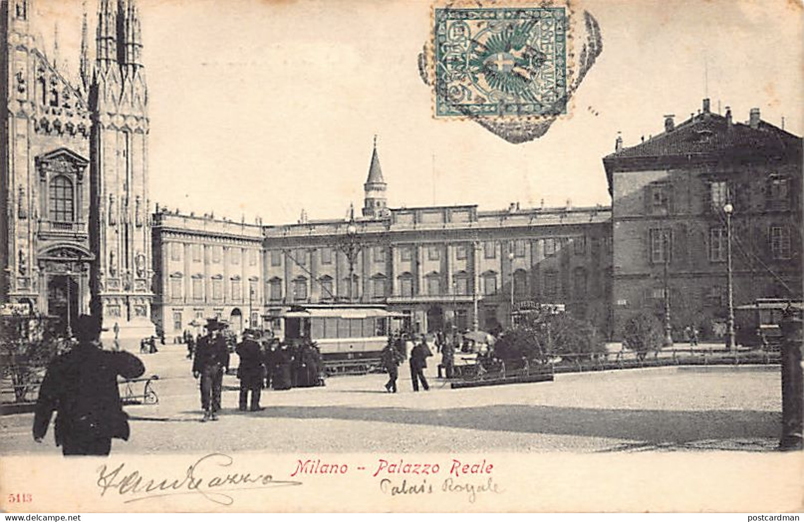 Italia - MILANO - Palazzo Reale - Tram