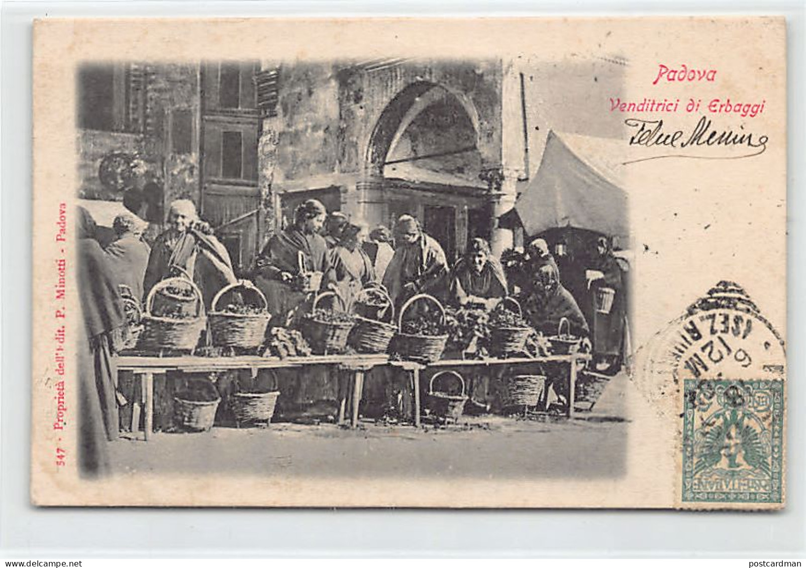 Italia - PADOVA - Venditrici di Erbaggi