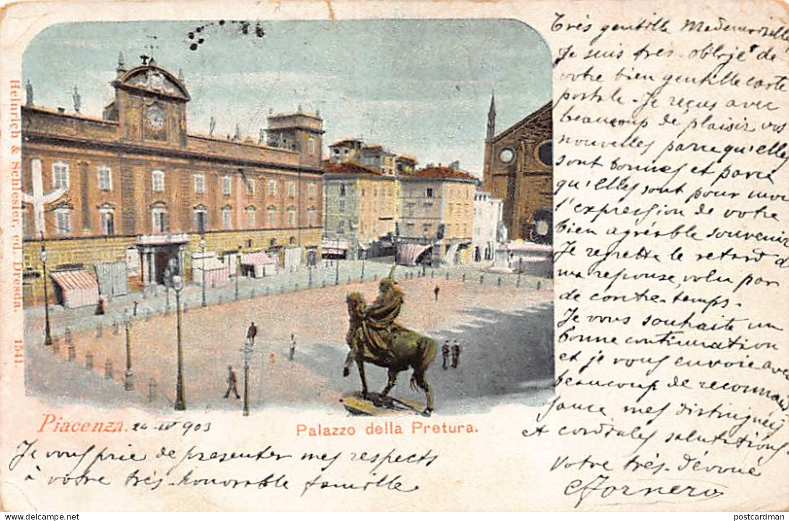 Italia - PIACENZA - Palazzo della Pretura