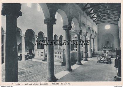 ROMA: Interno Basilica di S. Saba (piccolo Aventino) - navata di destra