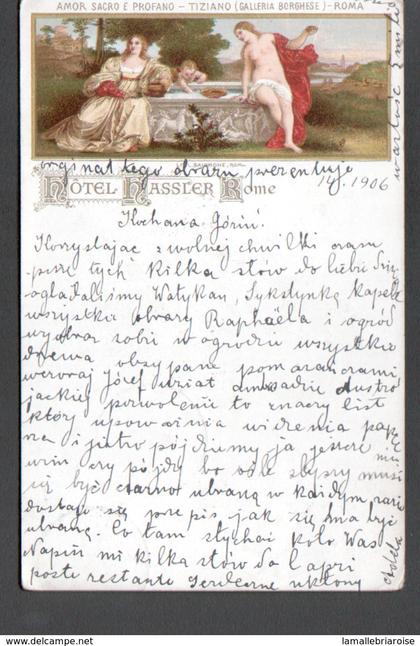 Italie, Rome, Hotel Hassler