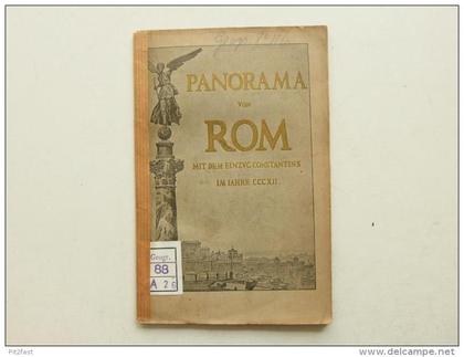 Rom - Panorama 1890 ,  mit Triumphzug Kaiser Constantin , Geschichte Italien , Italia , Roma
