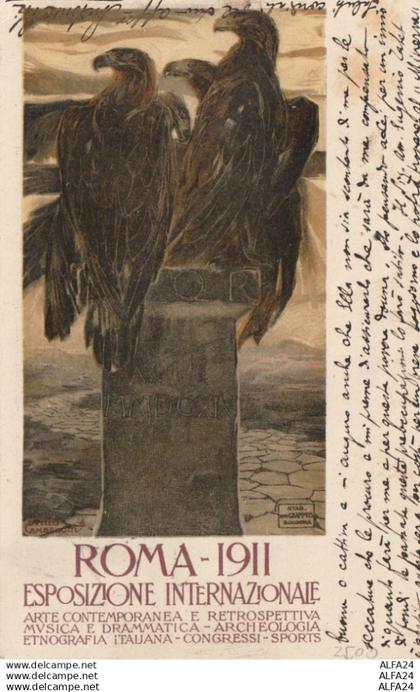 CARTOLINA 1911 ROMA ESPOSIZIONE INTERNAZIONALE (ZP22