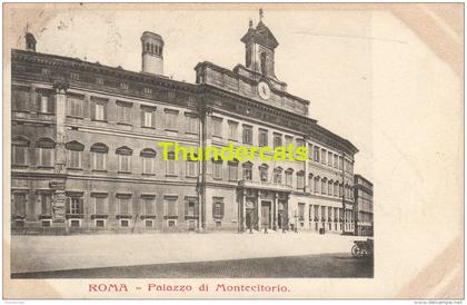 CPA ROMA  PALAZZO DI MONTECITPRIO